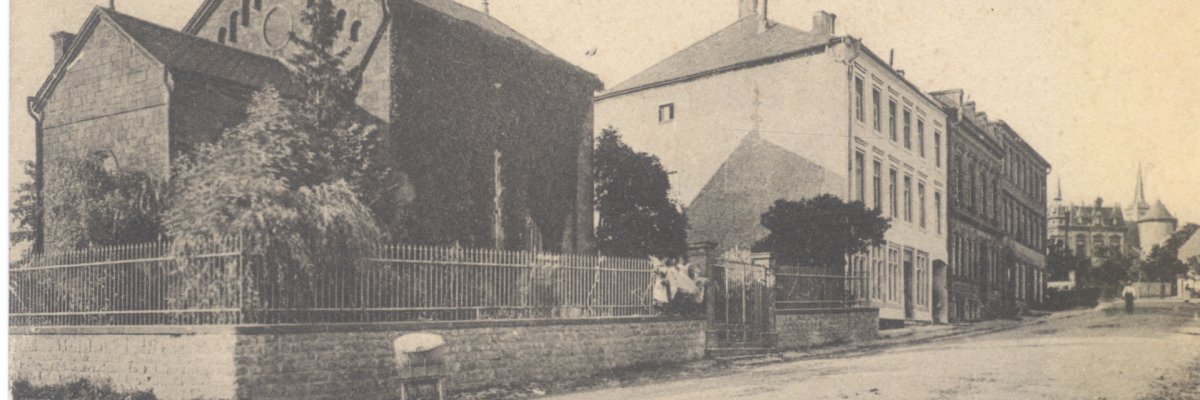 Ansichtskarte der Bitburger Synagoge um 1910 Arbeitskreis