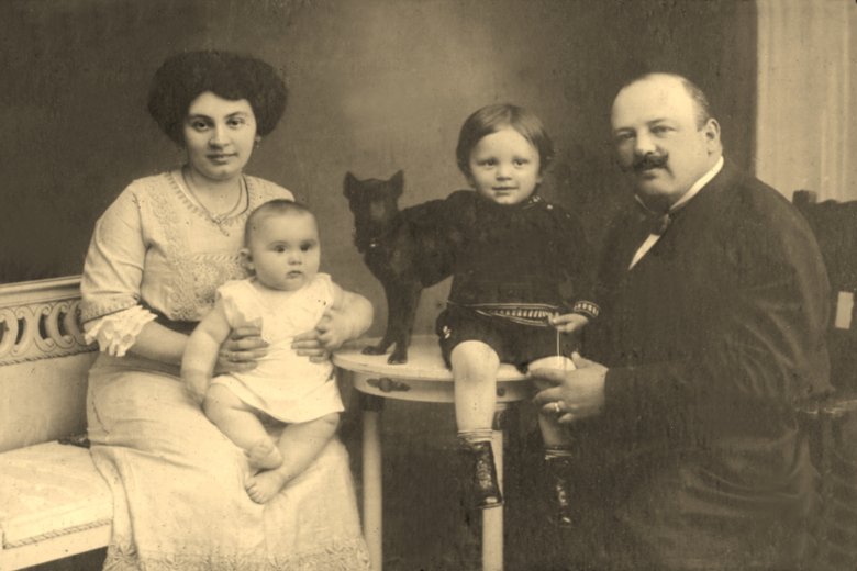 Familie Heinrich Juda - Klara Stern um 1910 in Bitburg