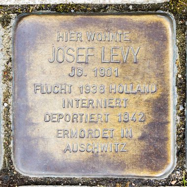 Stolperstein Josef Levy, Hauptstraße 185, Langerwehe Stolperstein Josef Levy, Hauptstraße 185, Langerwehe