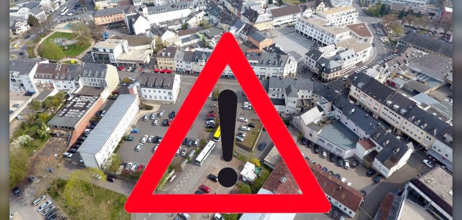 Stadtansicht-Verkehrseinschränkungen