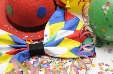 Karneval Hut und Fliege